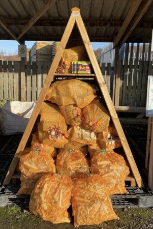 Firewood Kiln Dried Hardwood Logs Bulk Offer